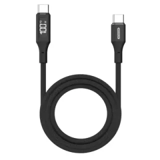 Sitecom CA-1005 USB-C to USB-C Power cable with LED display - LT40604 (gadzety reklamowe)